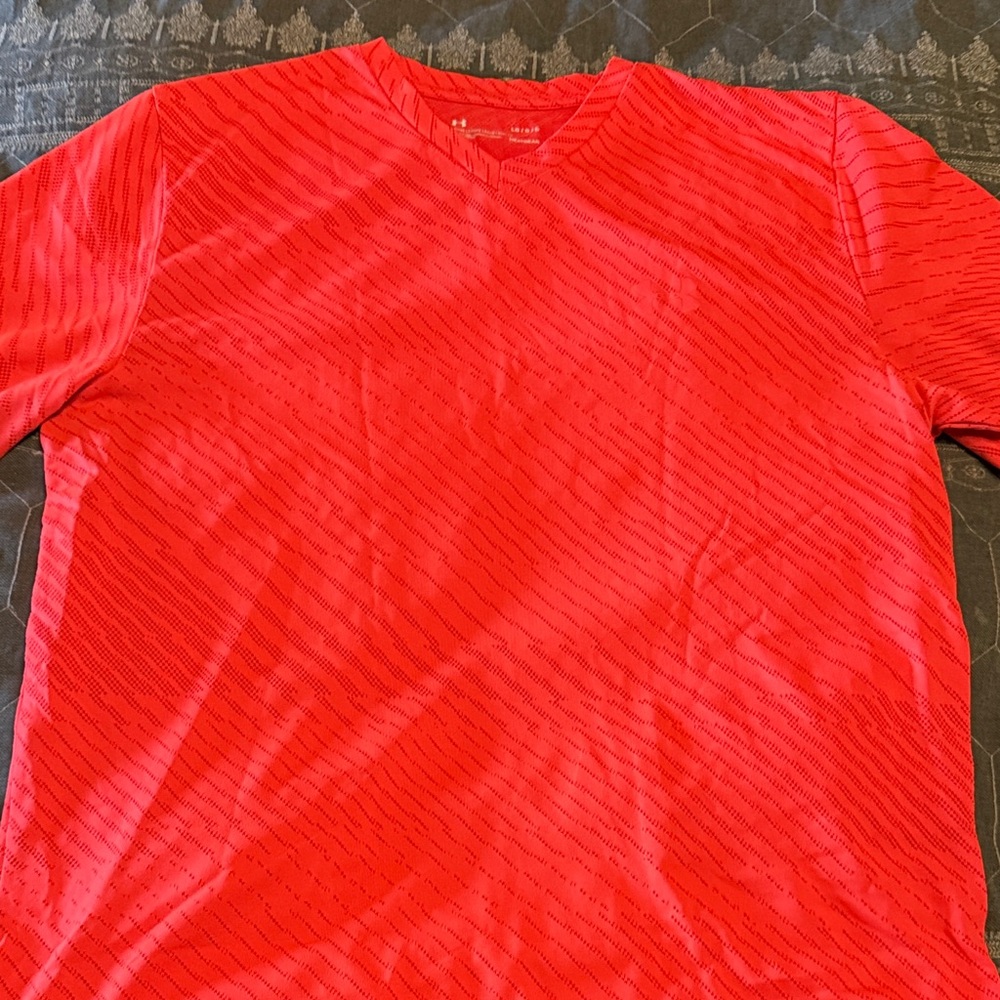 Under Armour Vivid Red Short Sleeve Tee